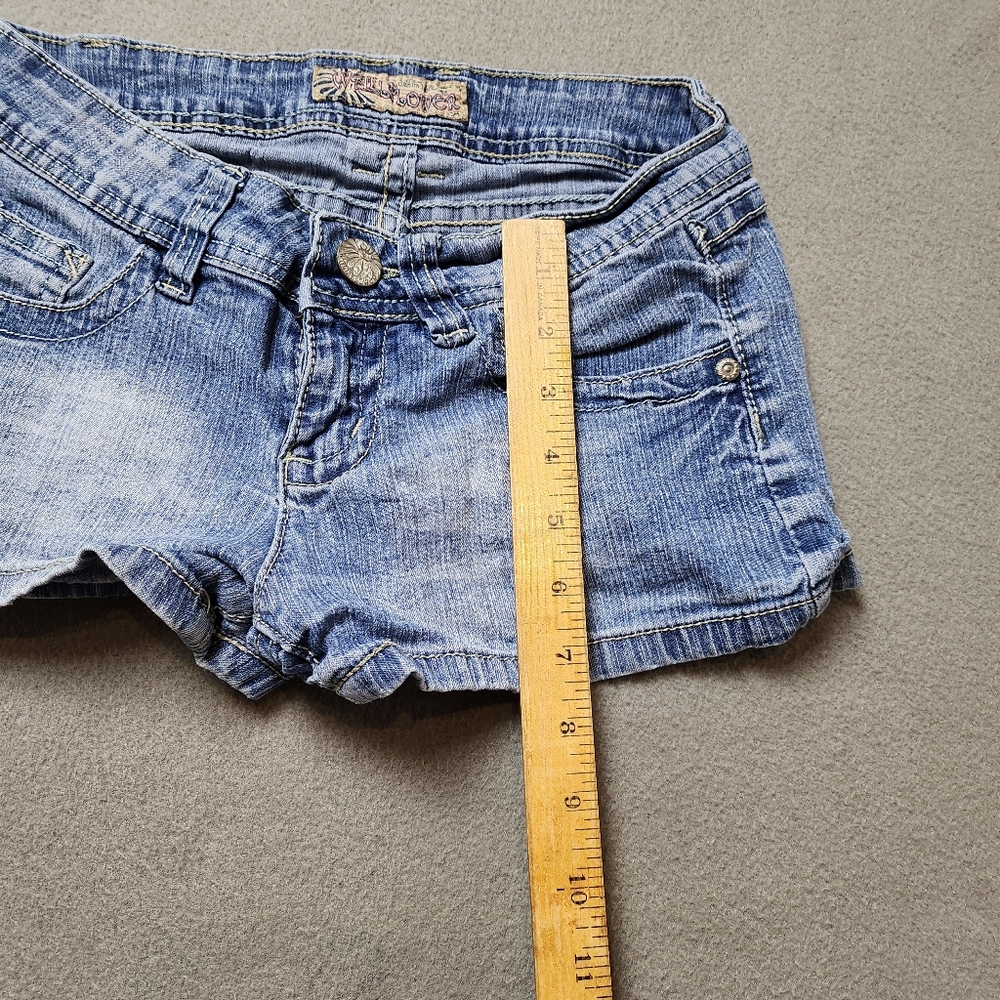 WALLFLOWER Denim Shorts Y2K Jean Shorts - Picture 6 of 6